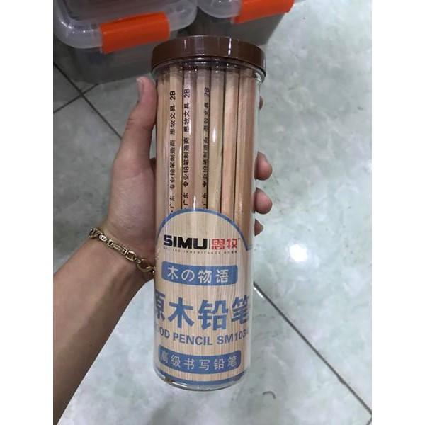 BÚT CHÌ 2B SIMU CAO CẤP  - HỘP 50 CÁI ( sỉ  )