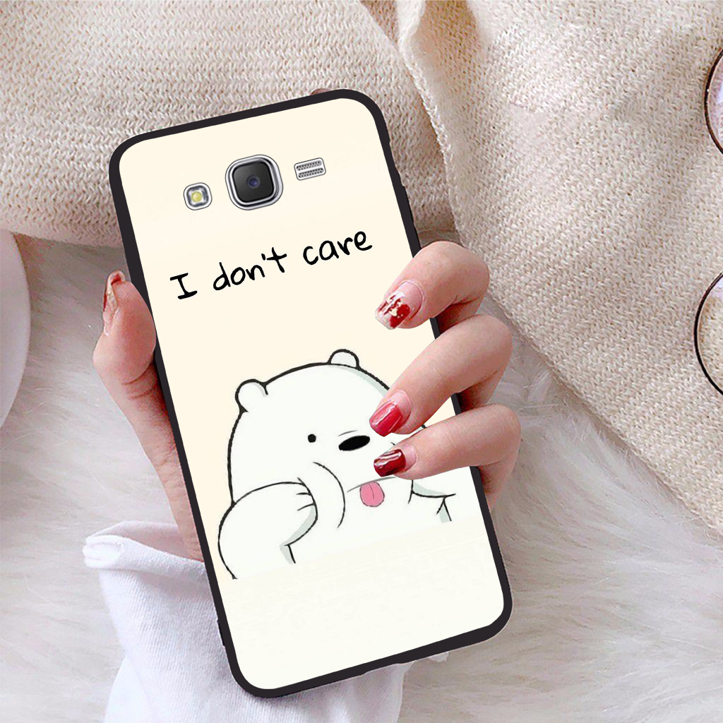 Ốp lưng dành cho Samsung Galaxy J7 viền dẻo TPU bộ sưu tập Chúng ta là gấu - Hàng chính hãng