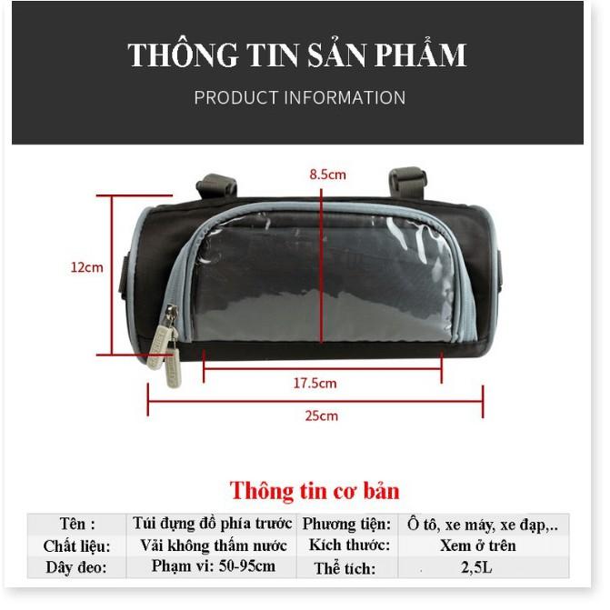 TÚI ĐỰNG ĐỒ TRÊN XE - Không còn nỗi lo rơi đồ khi đi xe