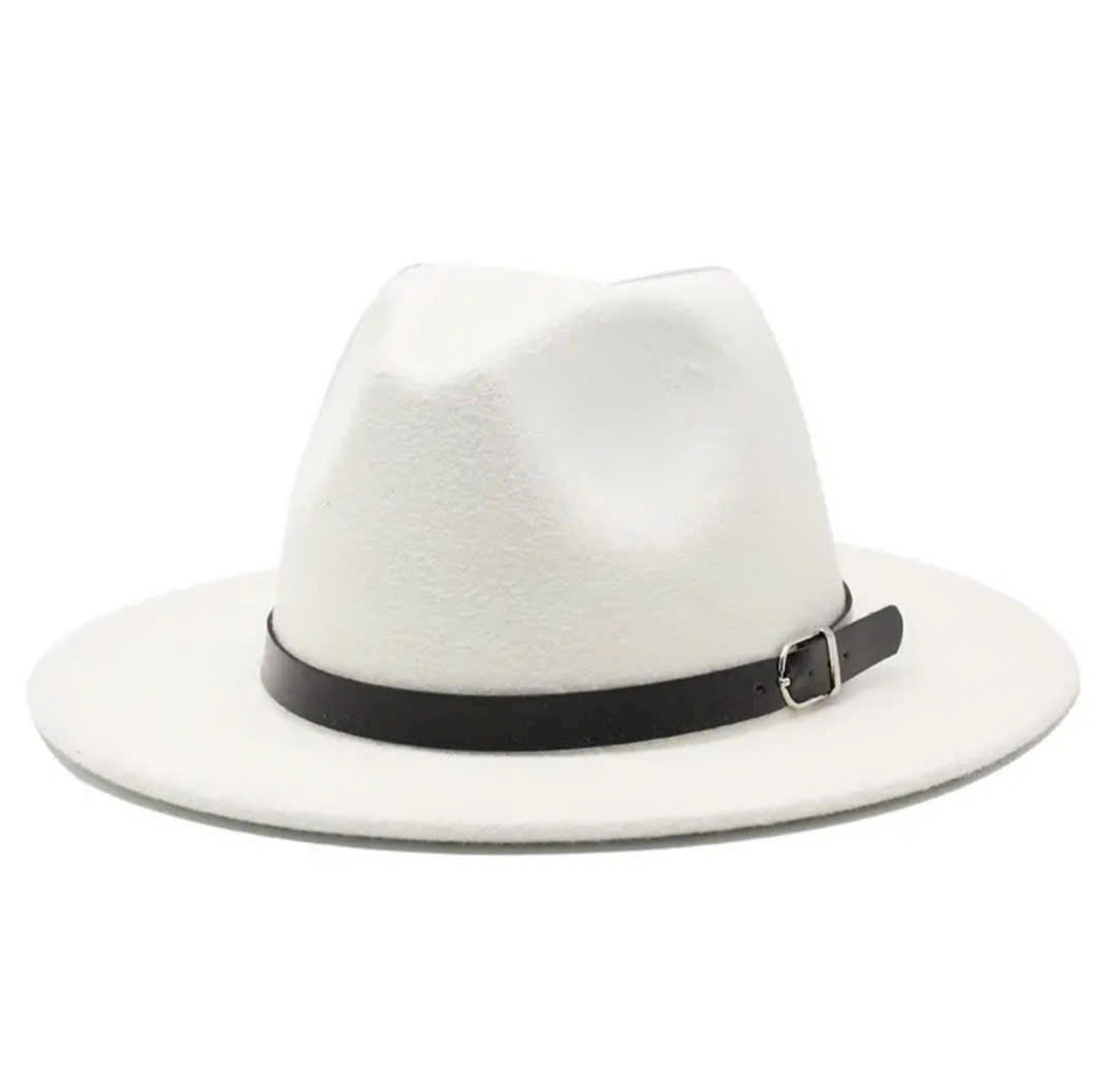Mũ cao bồi phớt nón fedora nỉ đai da nam nữ vành mũ 7cm vòng đầu 56-59cm có dây rút điều chỉnh vòng đầu bên trong  Kiểu dáng đẹp thời trang dễ phối đồ  Dona240626