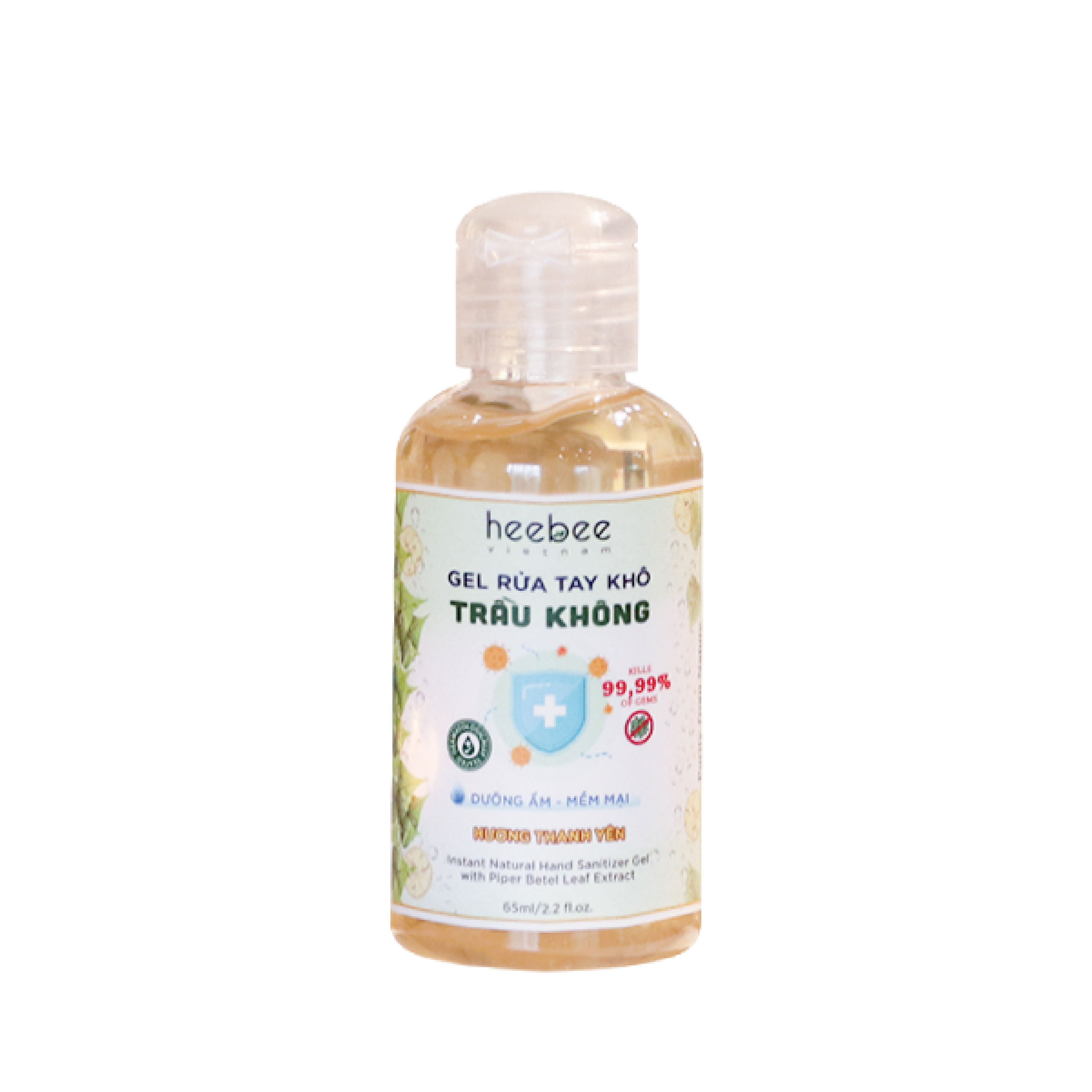 Gel Rửa Tay Khô Trầu Không Heebee Instant Natural Hand Sanitizer Gel 65ml-300ml-1000ml