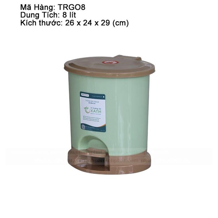 Thùng rác chân đạp Oval Nhí/ Nhỏ / Trung /Đại