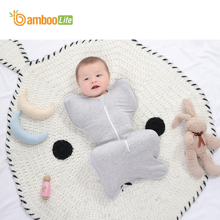 Nhộng chũn Quấn chũn sợi tre Bamboo Life BL069 hàng chính hãng cho bé Túi ngủ cho bé giúp bé ngủ sâu chống giật mình