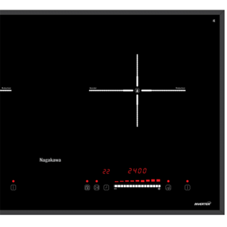 Bếp Đôi Điện Từ Inverter Nagakawa NAG1213M - Hàng Chính Hãng