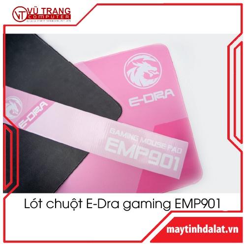 Lót chuột, pad chuột gaming E-Dra EMP901 màu hồng khổ lớn - hàng chính hãng