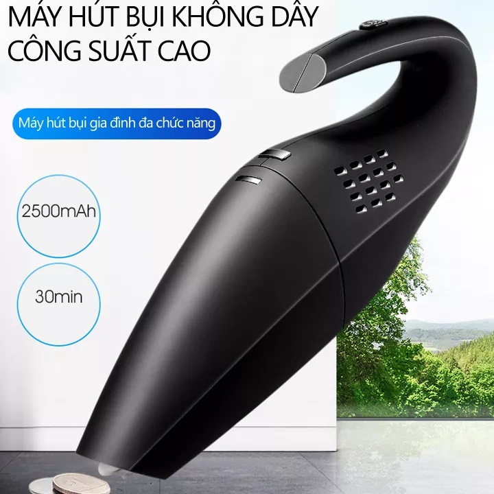 Máy Hút Bụi Cầm Tay Mini Không Dây Dấu Ngã Ô Tô ZH-X5