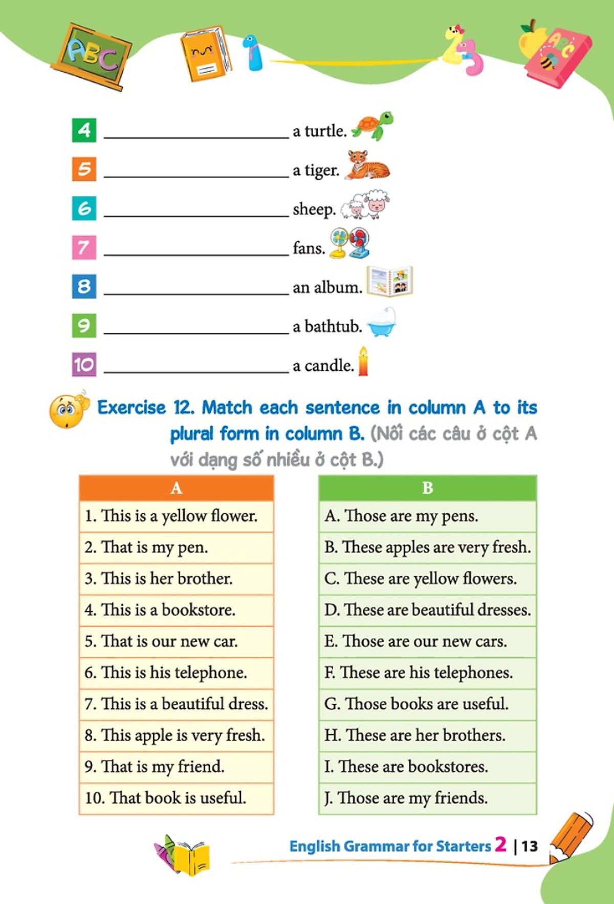 English Grammar For Starters 2 (Có Đáp Án)