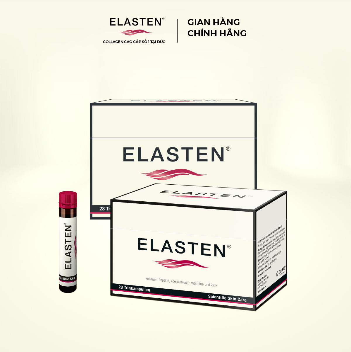 Bộ 2 Hộp Collagen Elasten Giúp Da Căng Mịn, Chống Lão Hóa, Tóc Chắc Khỏe - Collagen Số 1 Tại Đức