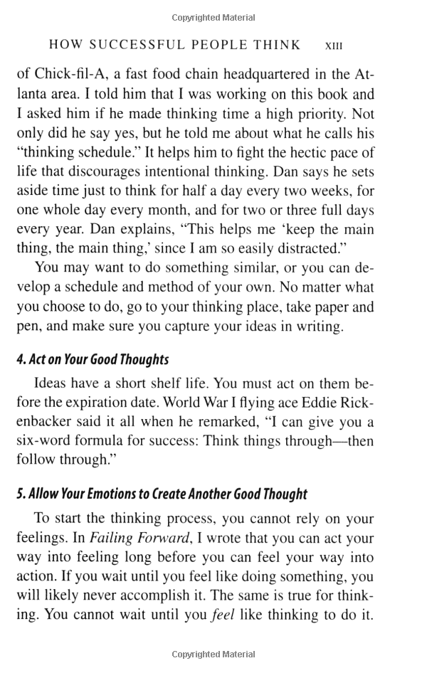 How Successful People Think: Change Your Thinking, Change Your Life (Hardcover)