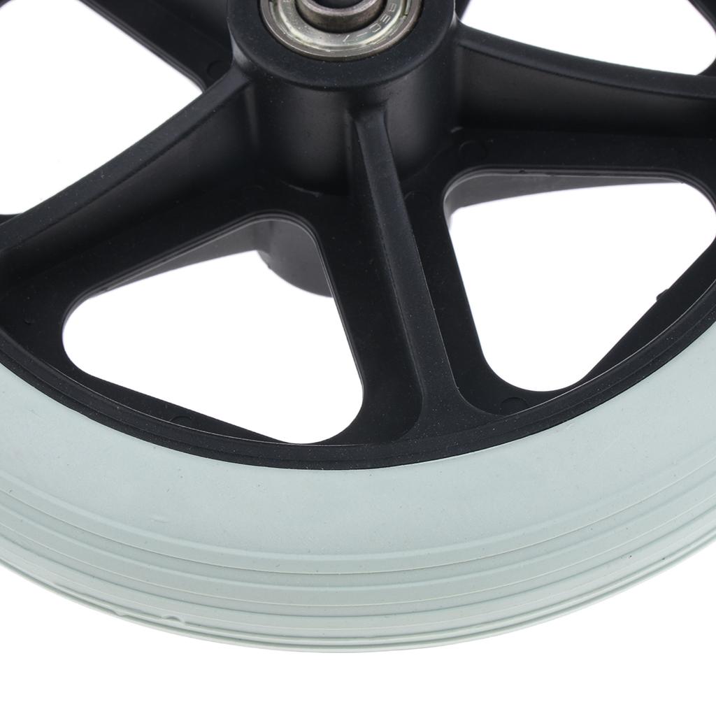 2pcs 5/16 Bear Wheelchair Front Castor Wheels Replacement 7 inch