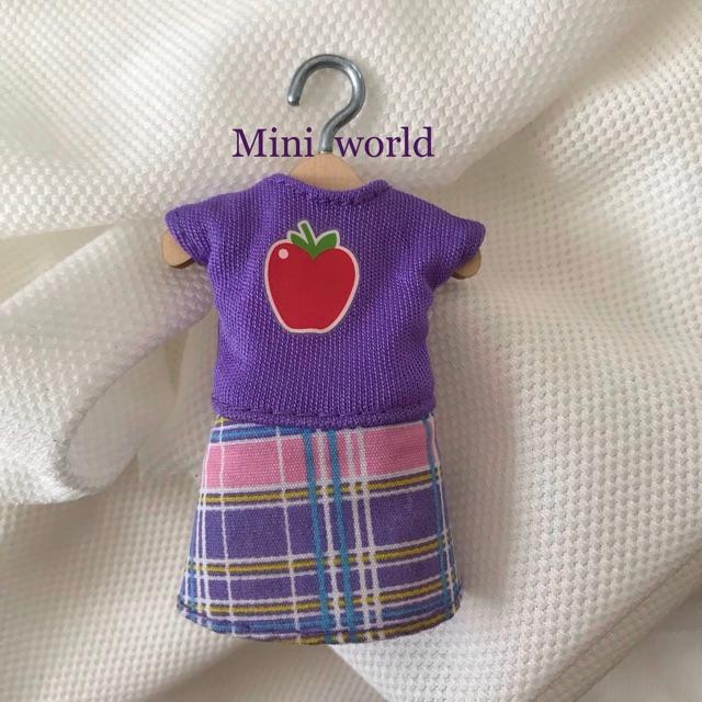 Móc gỗ treo quần áo cho búp bê Babi và ani. Móc gỗ mini.
