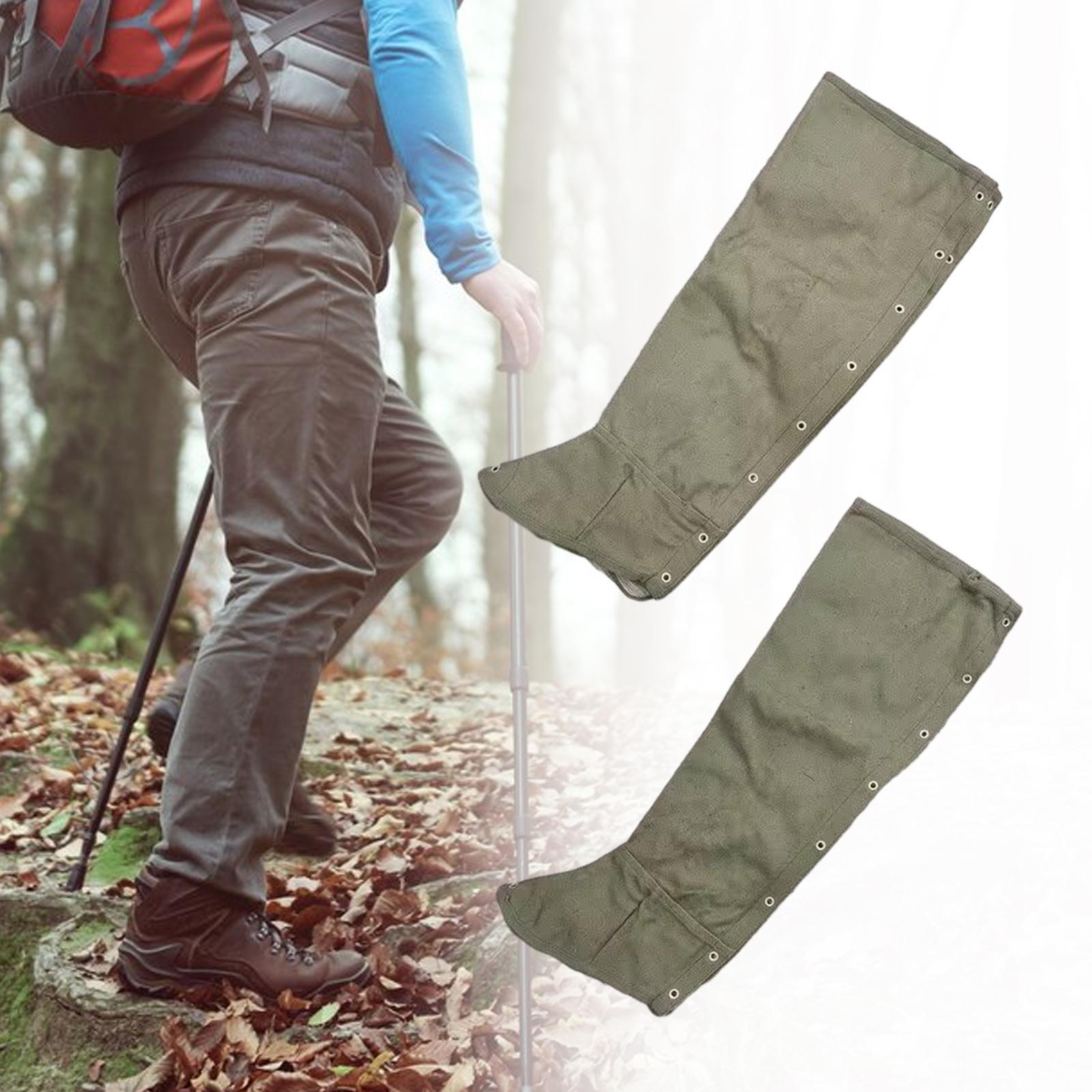 Leg Knee Guard Canvas Leg Protector for Backpacking Winter Tourist Outdoor