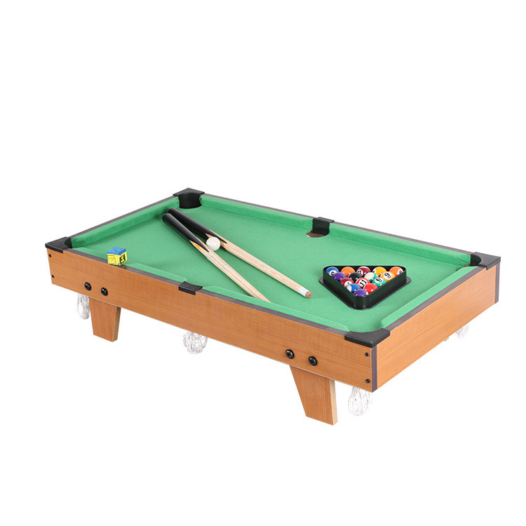 Đồ chơi bàn Bi-A bằng gỗ cỡ lớn 69x37cm Table Top Pool Table TTP-69 cho cả người lớn và trẻ nhỏ - Hàng chính hãng