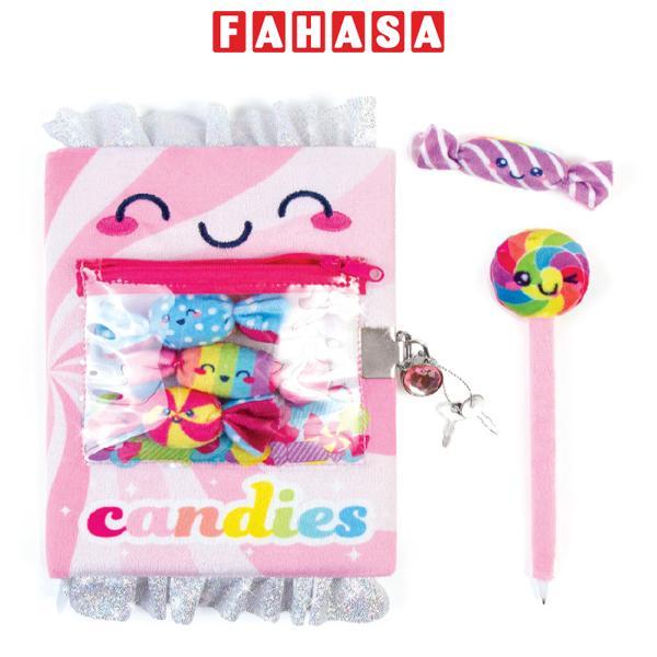 Bộ Sổ Khóa Và Bút Candy Plush Pocket - 3C4G 12053