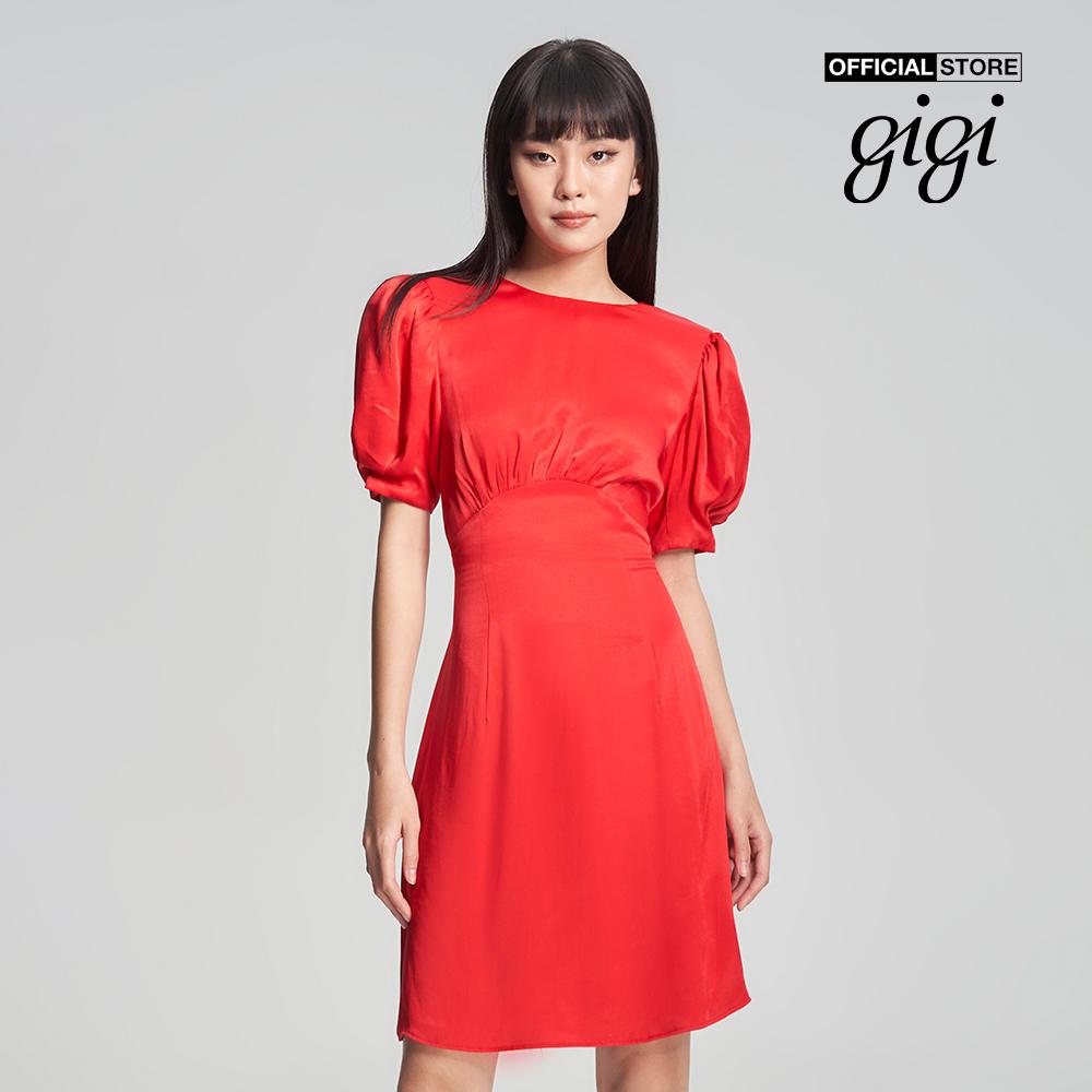 GIGI - Đầm mini tay ngắn cổ thuyền hiện đại G2101D231115