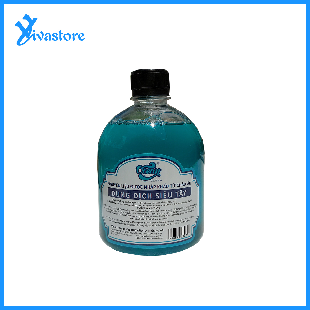 Dung Dịch Tẩy Rửa Lốc Xe Máy Ocean 500ml