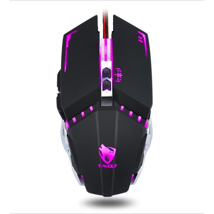 Mouse Có Dây Gaming T-Wolf V7 - Hàng Chính Hãng