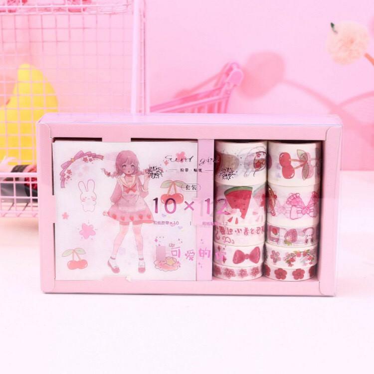 Sticker vintage hình dán trang trí sổ washi tape cổ điển làm sổ tay journal TIMO WS6