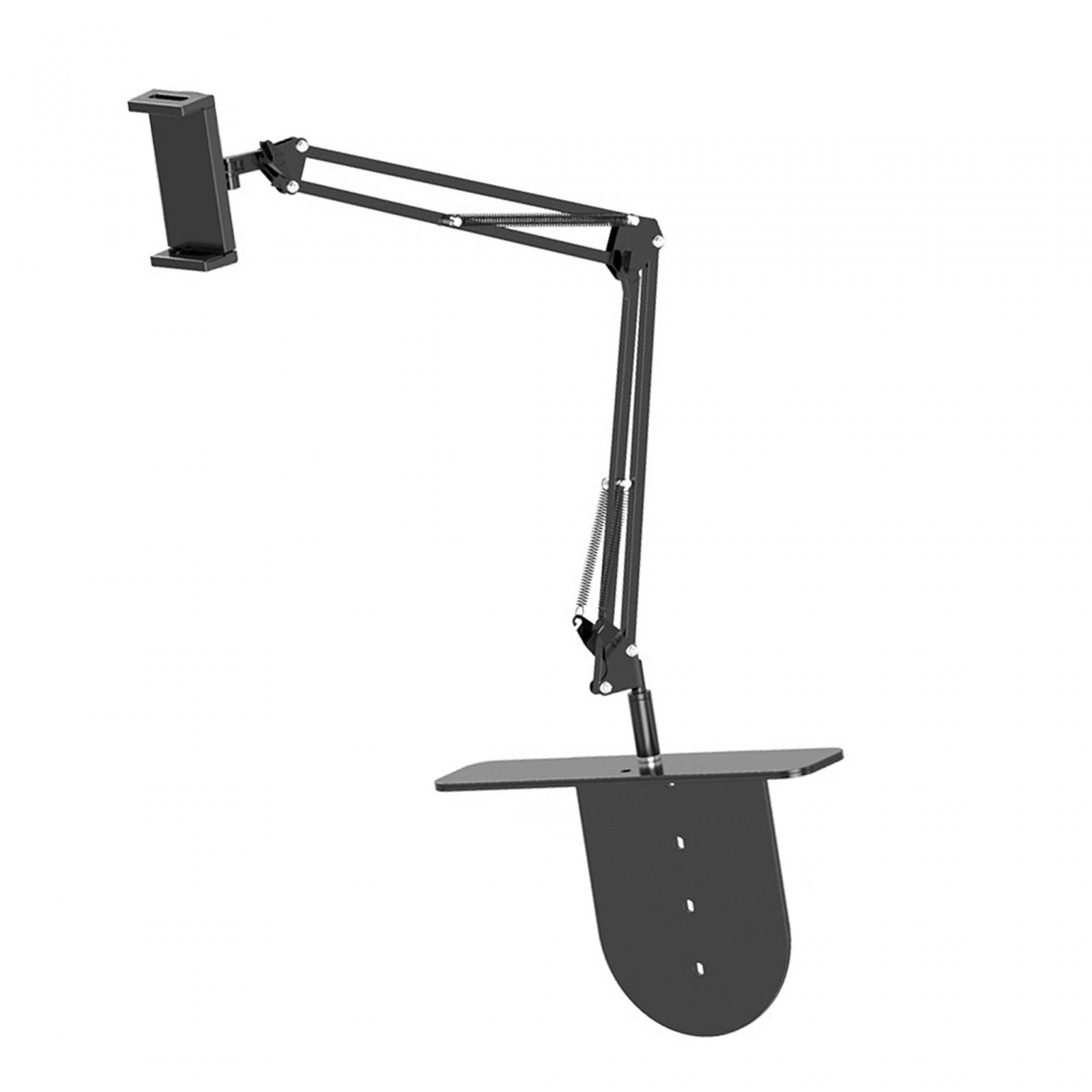 Office Long Arm Desk Tablet Holder Stable Adjustable Durable Desk Vertical Stand for Laptop Smartphone