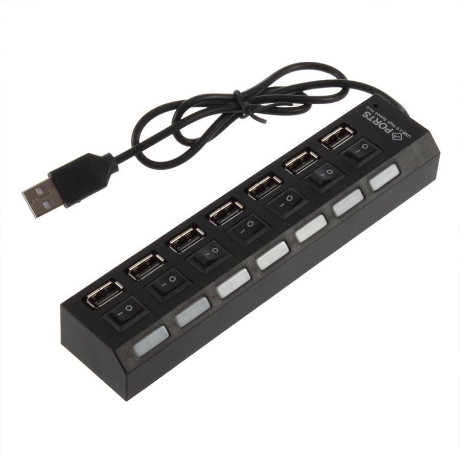 Hub USB 7 cổng có công tắc