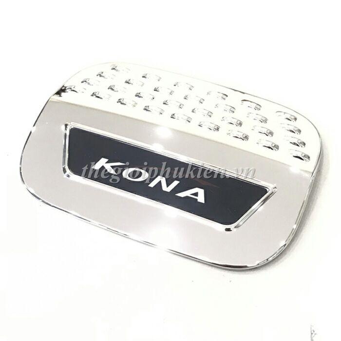 Ốp nắp bình xăng Hyundai Kona mạ Crom