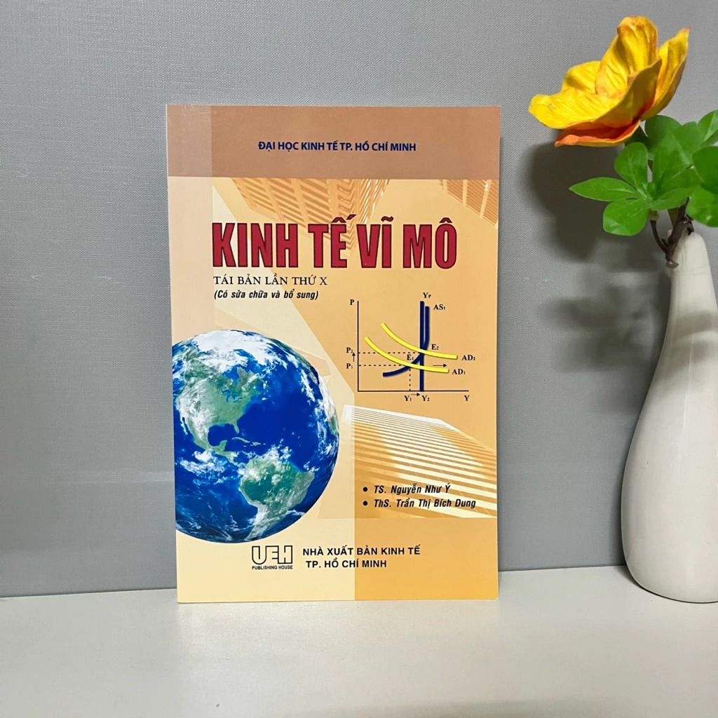 Sách - Combo Kinh Tế VĨ MÔ (Lý Thuyết + Bài Tập) - Trường ĐH Kinh Tế TP. Hồ Chí Minh