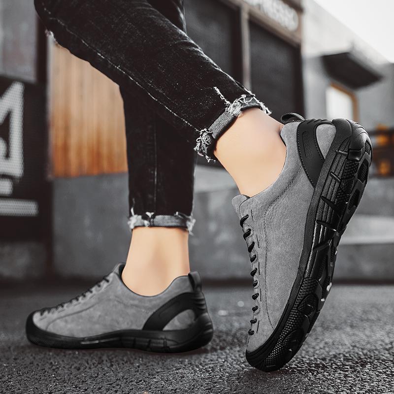 Giày đi bộ đường dài ngoài trời mới thoáng khí leo núi không thấm nước cho giày thể thao săn bắn du lịch chất lượng cao Color: Brown Shoe Size: 43