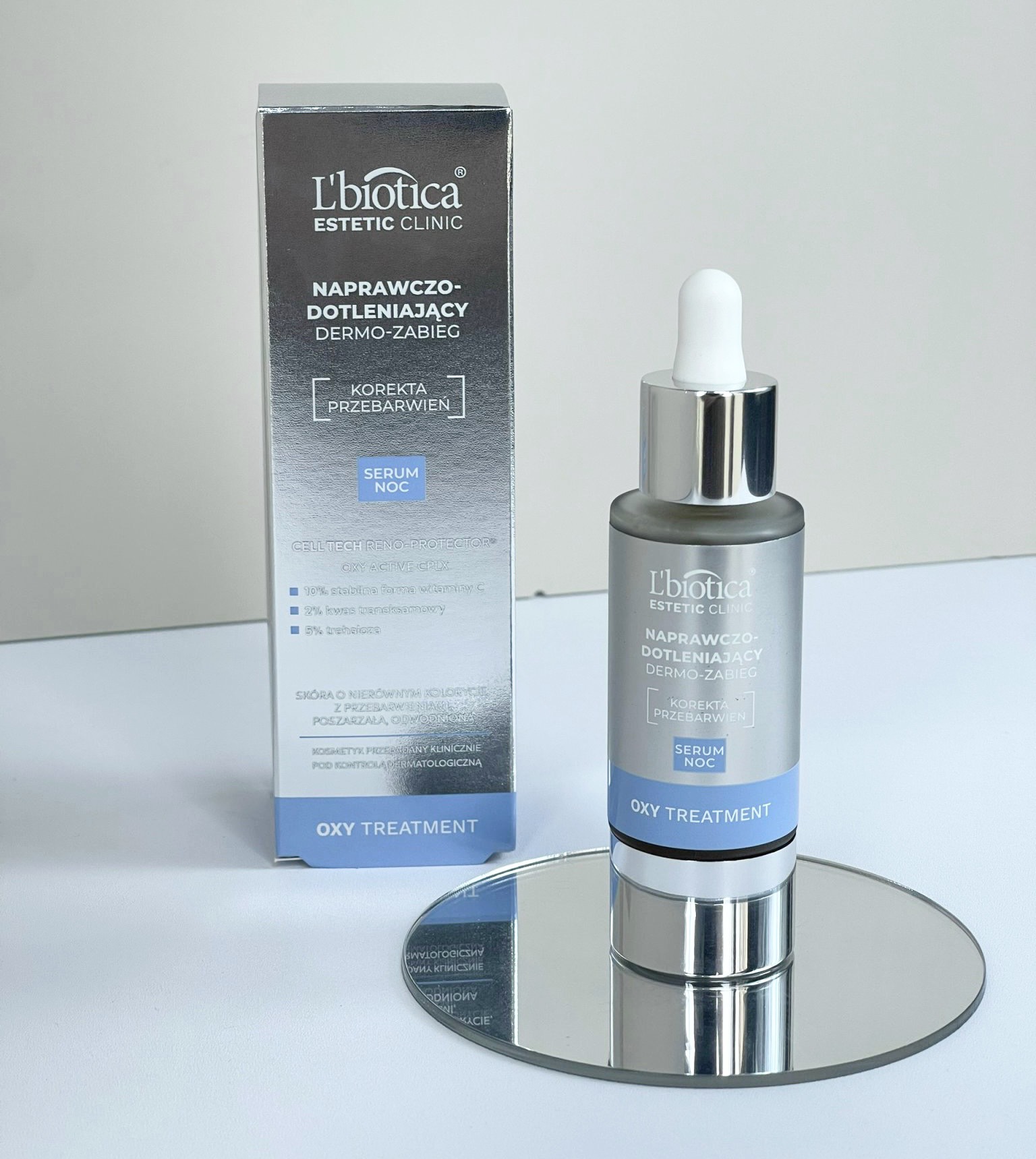 Sản phẩm serum dưỡng da ban đêm L'biotica Estetic Clinic Oxy