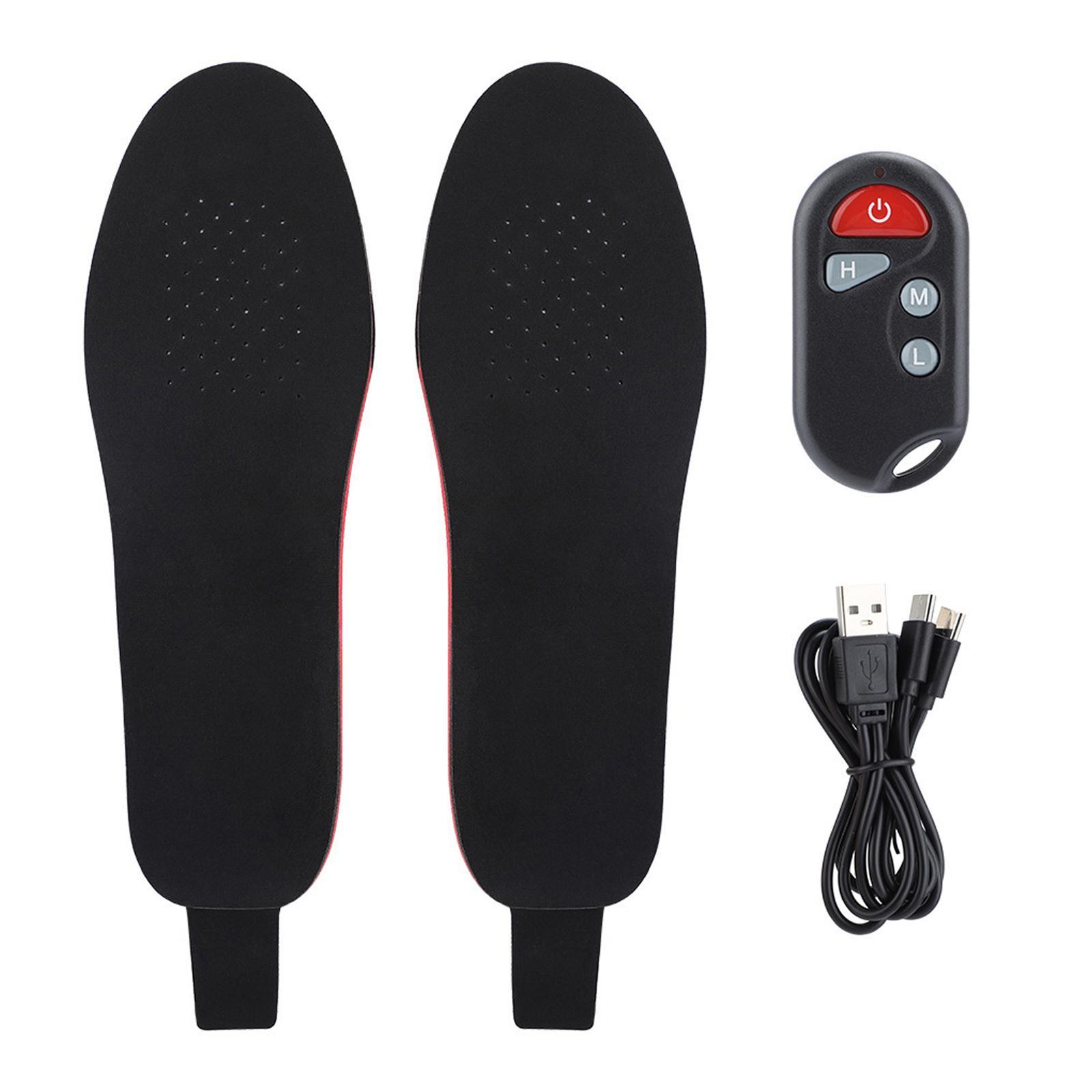 2100mAh Electric Heated Insoles Rechargeable for Outdoor Sports Camping