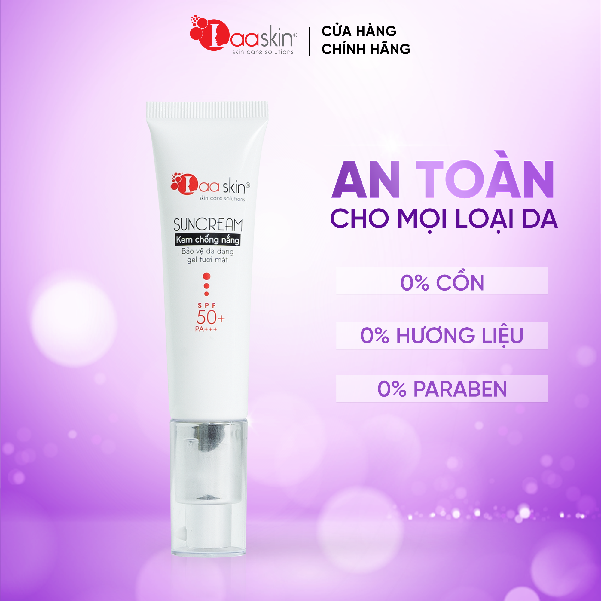 Kem chống nắng Laaskin giúp làn da được bảo vệ chắn chắc dưới ánh nắng mặt trời ngăn ngừa các vết nám da 30g