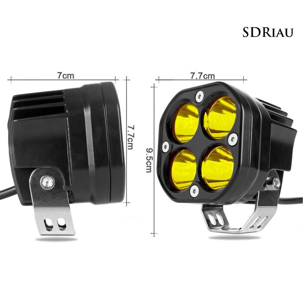 Đèn Led Ánh Sáng Vàng Kích Thước 3 Inch Dành Cho Xe Hơi