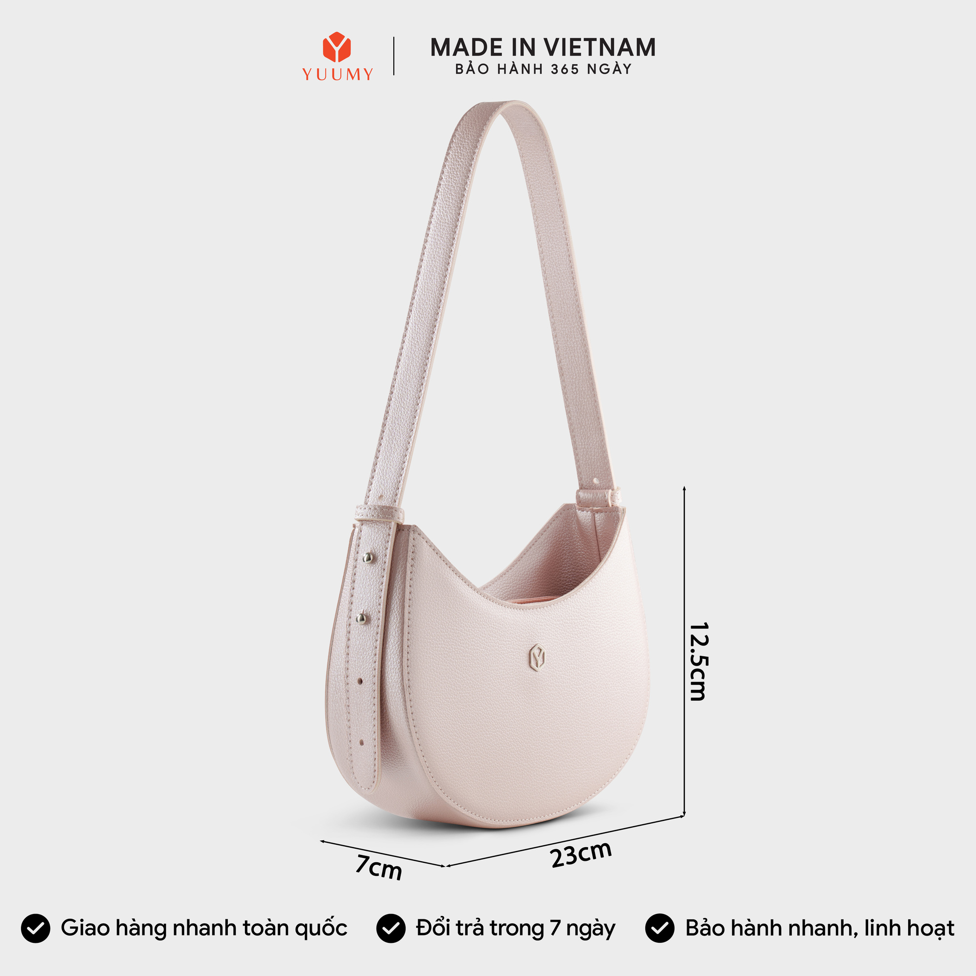Túi đeo vai nữ YUUMY YN156 (BST Pink Obsessed)