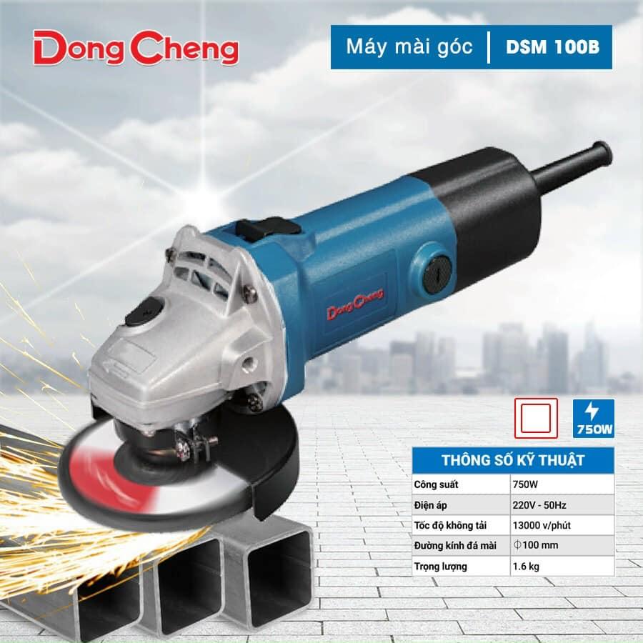 MÁY MÀI GÓC 100MM 750W DONGCHENG DSM100B - HÀNG CHÍNH HÃNG