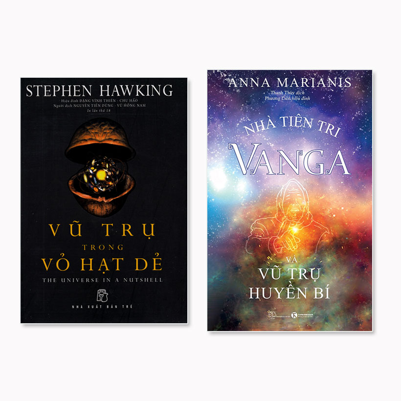 Combo 2 Cuốn Nhà Tiên Tri Vanga - Vũ Trụ Huyền Bí Vũ Trụ Trong Vỏ Hạt Dẻ