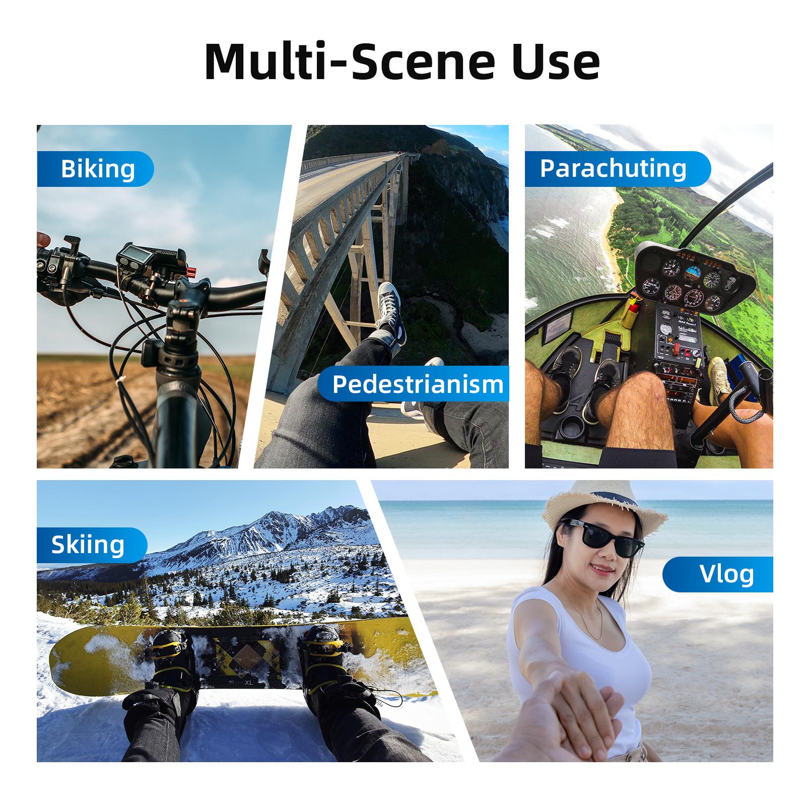 Kéo bằng dây đeo bằng dây đeo bằng dây đeo bằng dây đeo bằng kép J-hook cho GoPro Hero 10 9 8 7 6 5 4 Insta360 Osmo Action Xiaoyi 4K SJcam Eken