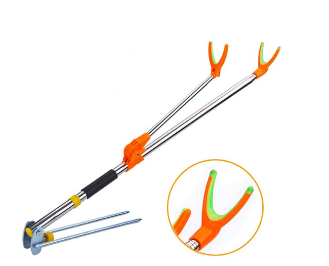 Chống cần câu đơn dài 2m1 chất liệu inox