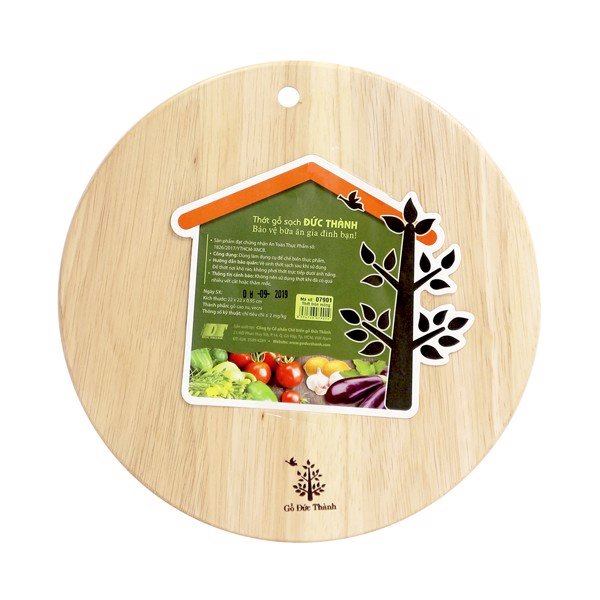 07901 | Thớt tròn mỏng nhẹ cuốn bánh tráng, trưng bày bánh kẹo cắt trái cây, chụp ảnh sản phẩm gỗ tự nhiên sạch kháng khuẩn _ gỗ Đức Thành
