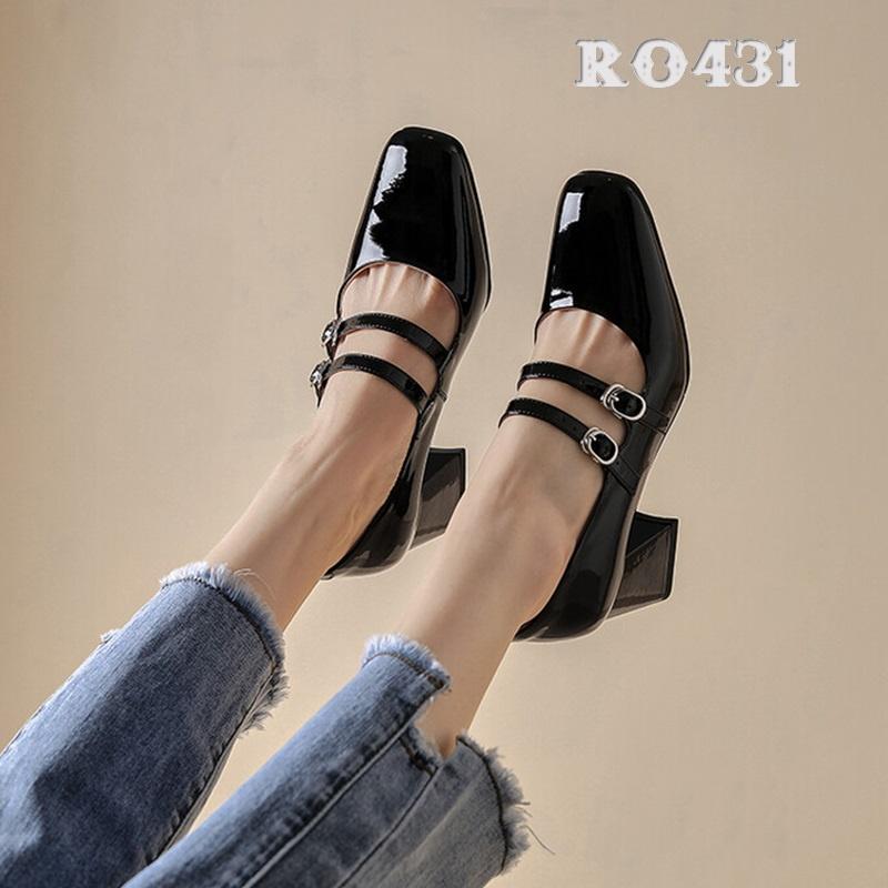 Giày nữ công sở cổ điển quai ngang ROSATA RO431 - 6p - Be - HÀNG VIỆT NAM CHẤT LƯỢNG QUỐC TẾ