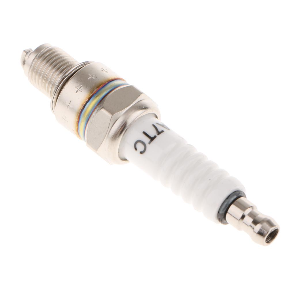 4 Miếng Bugi A7TC A7TJC 3 Điện Cực GY6 50-125cc Moped Xe Tay Ga ATV Quad