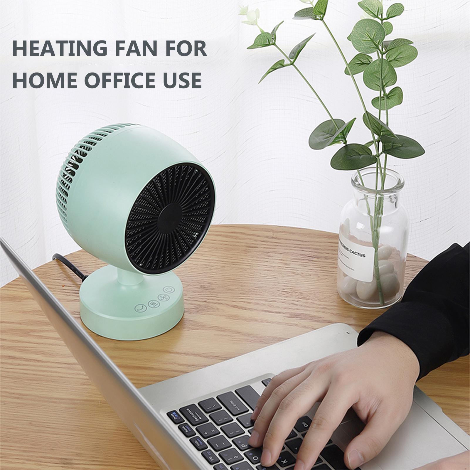Máy sưởi điện và máy làm mát 2 trong 1 với 3 chế độ cài đặt điều chỉnh nhiệt