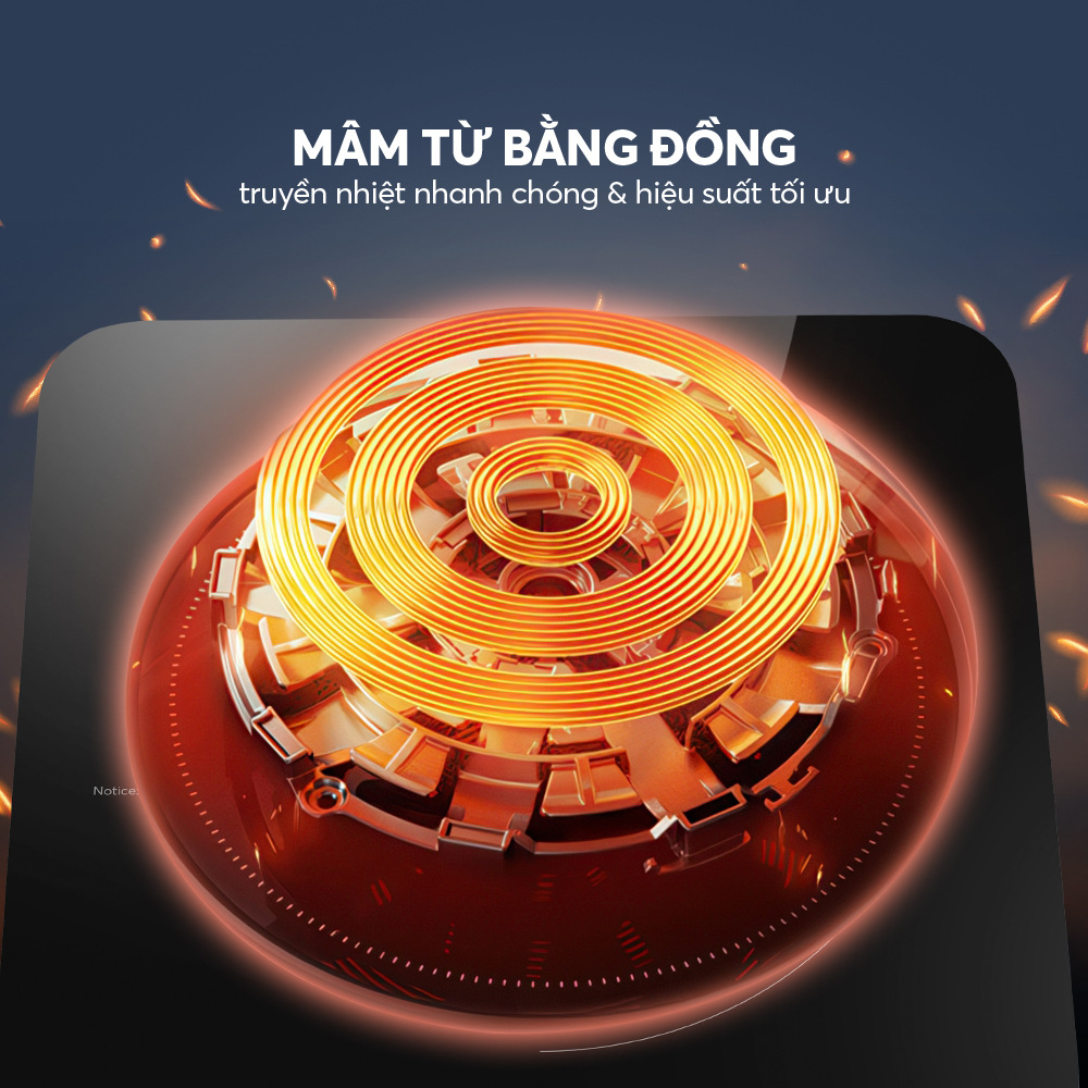 Bếp Điện Từ Đơn Elmich ICE-8903 1800W, Hàng Chính Hãng, Mặt Kính Ceramic - JoyMall