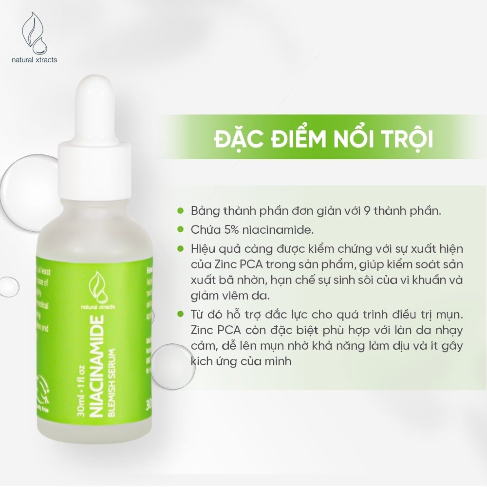 Tinh Chất Dưỡng Da Natural Xtracts Serum 30ml Anh Quốc