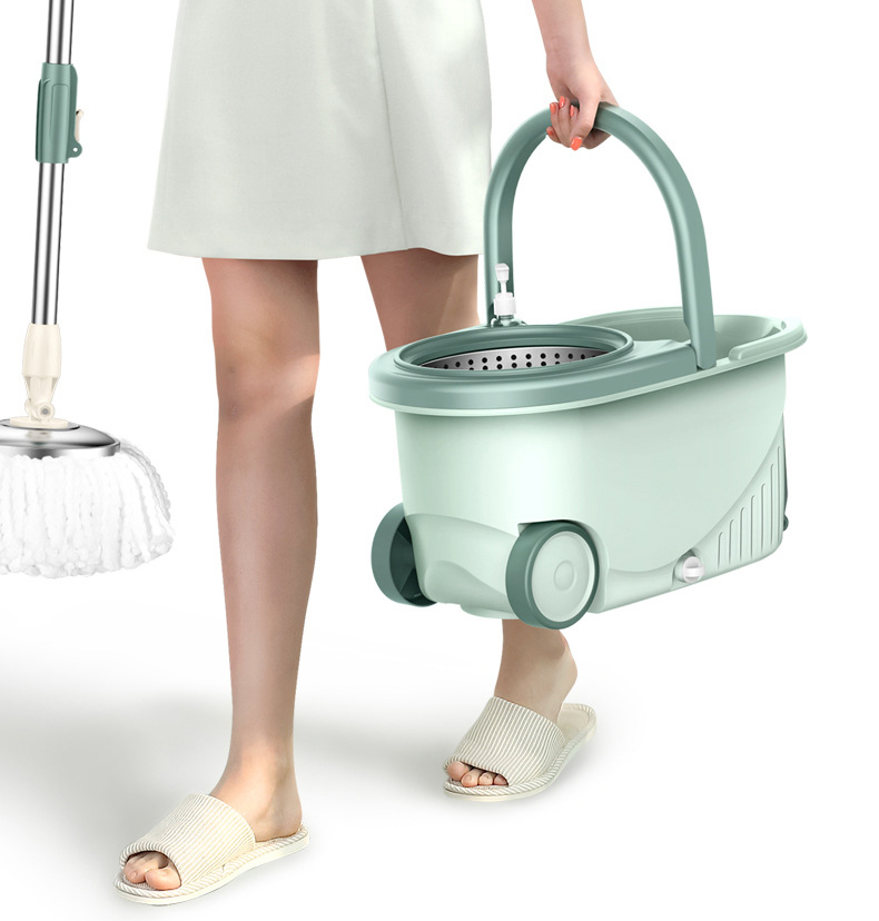 Bộ Chổi Lau Nhà 360 Độ Lồng Vắt Phân Tách