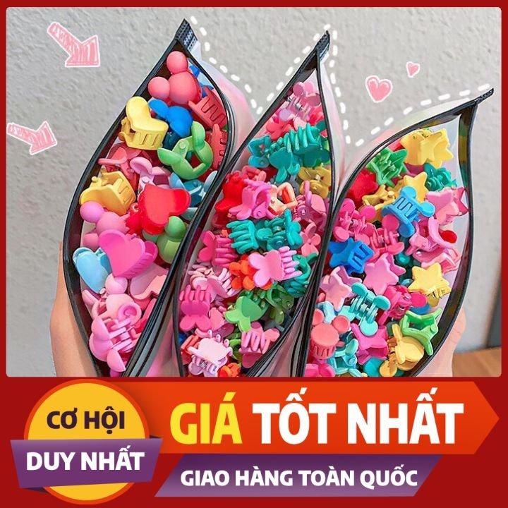 SET50 - KẸP TÓC CÀNG CUA MINI PHỐI NHIỀU MÀU SIÊU XINH CHO BÉ - NUNAM SHOP