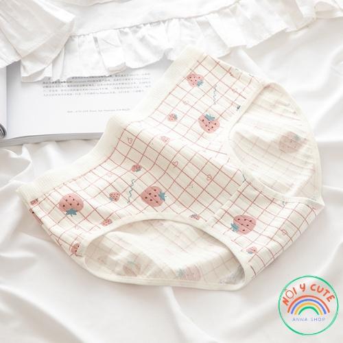 Set 5 quần lót cotton kháng khuẩn cao cấp họa tiết đâu tây dễ thương cute từ 28- 48 Kg Quần chip bé gái size đại