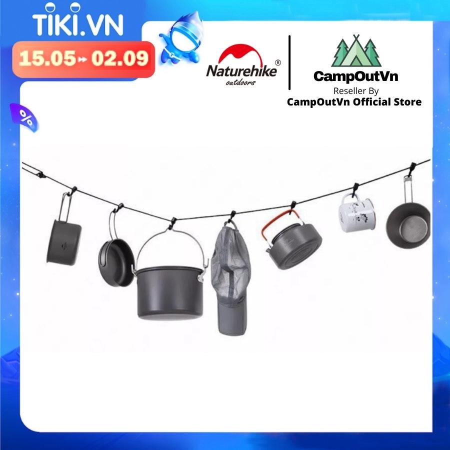 Đồ cắm trại dây móc đồ Naturehike campoutvn du lịch dã ngoại NH19PJ040 chắc chắn chịu lực tốt có móc kèm theo A111