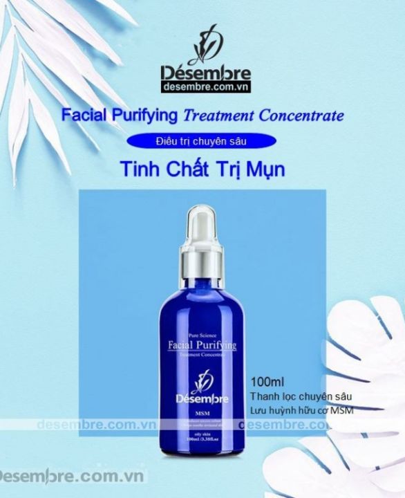 Tinh Chất Giảm Mụn Desembre Purifying Treatment Concentrate 100ml