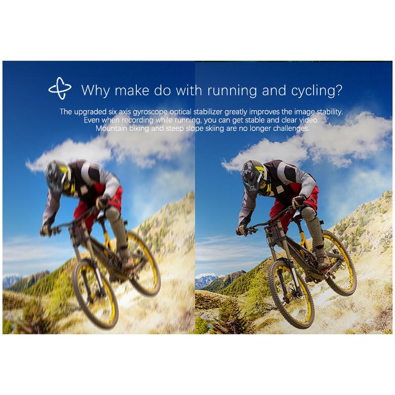Máy ảnh hành động SJCAM 4K SJ6 Pro 4K 60fps 24MP WiFi Webcam 6 trục quay axis