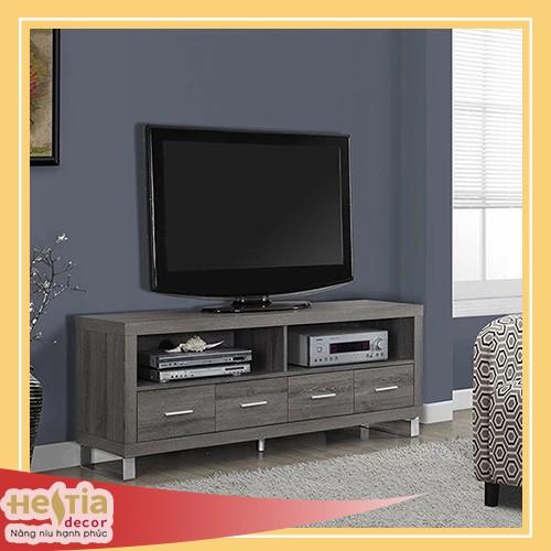 KỆ TIVI GỖ PHONG CÁCH ĐƠN GIẢN, THANH LỊCH Gỗ MDF phủ Melamine