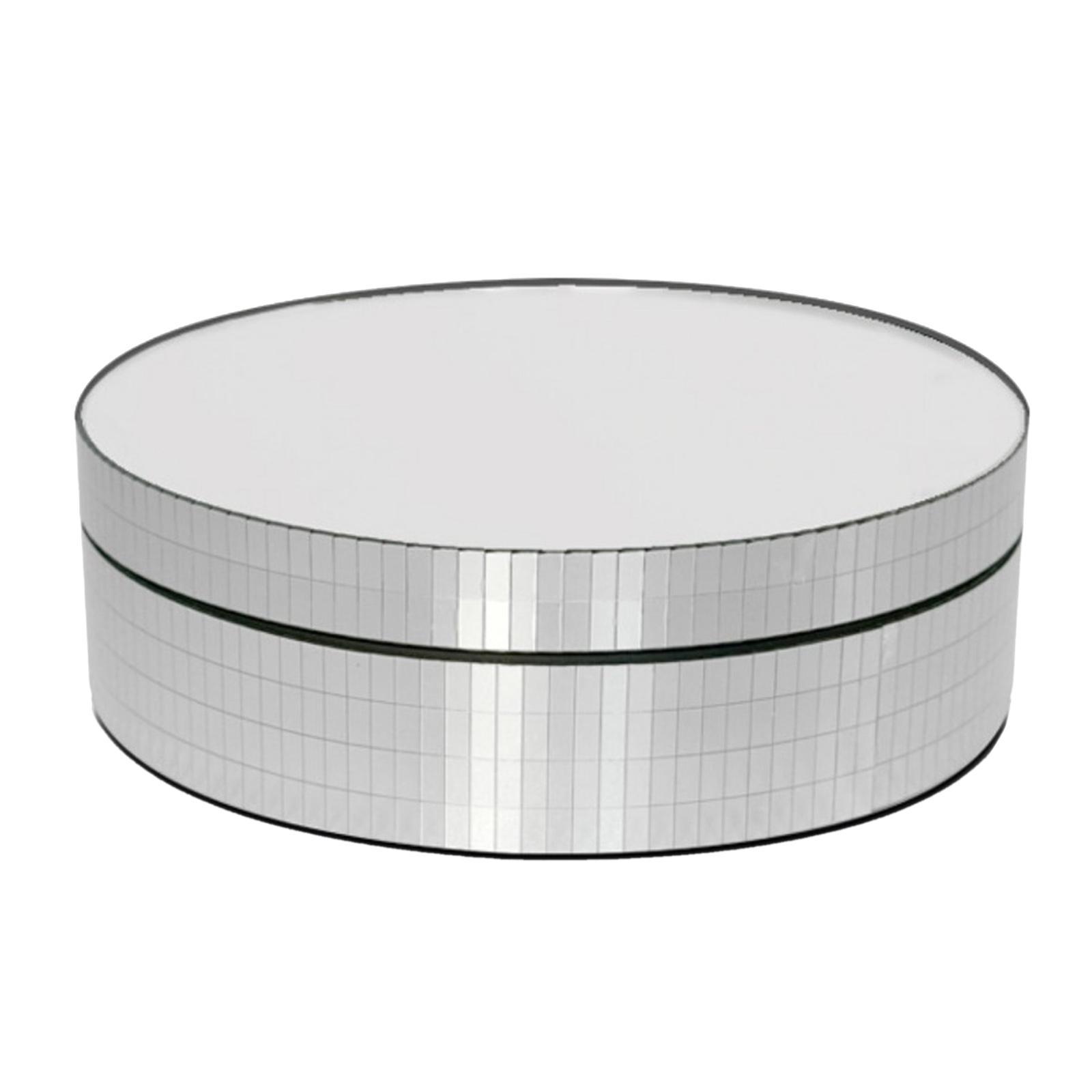 USB Powered Electric Rotating Display Stand Mirrors Turntable Jewelry ;